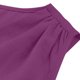 thumbnail image 5 of ICHUANYI Clearance Women's Summer Shirts Zip Casual Tunic V-Neck Rollable Blouse Tops T-Shirt(Purple, M) ICHUANYI WER2023080706914, 5 of 6