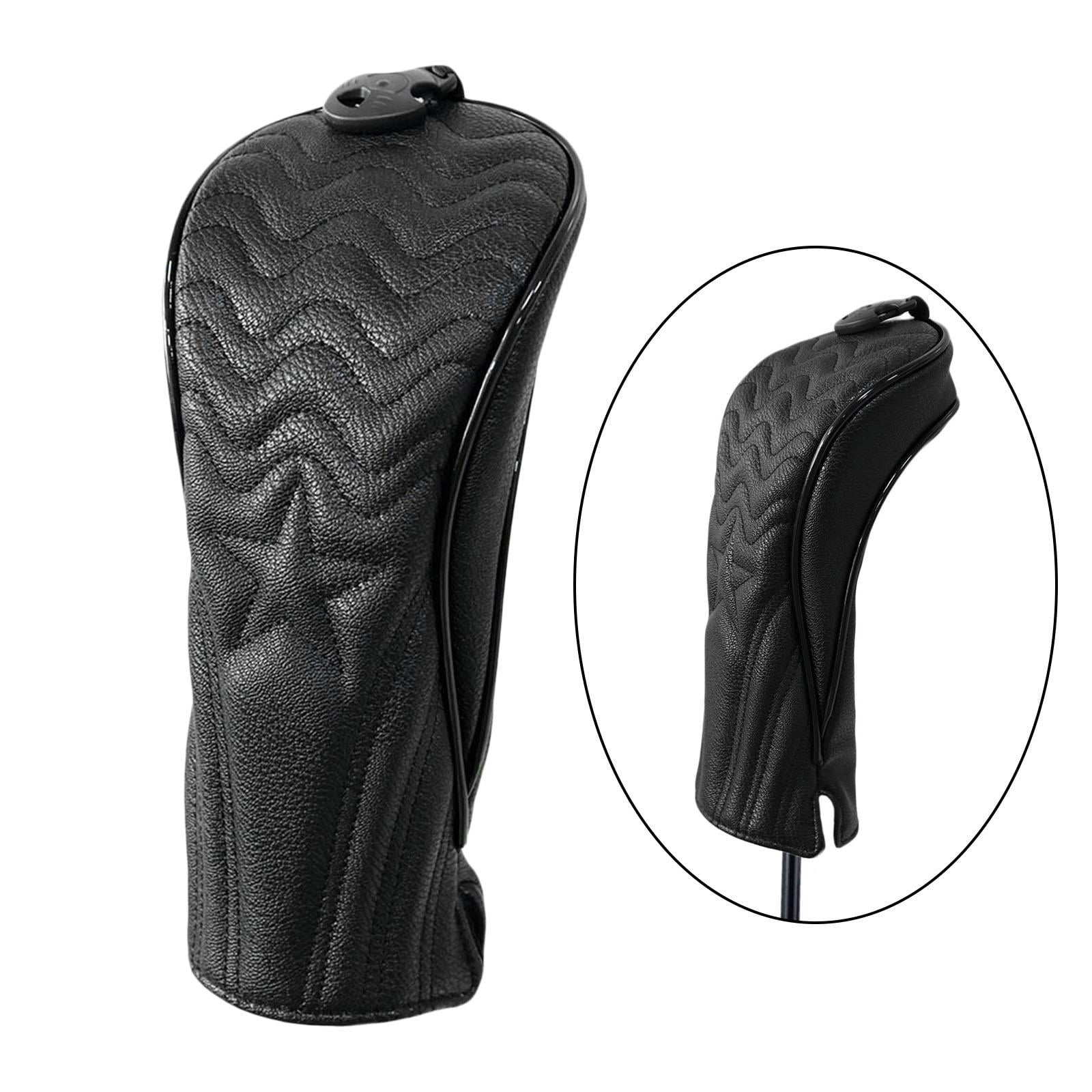 Axioma 2x Waterproof PU Golf Club Head Covers for Woods Driver Hybrids, Golf Club Headcovers Set Golfer Gifts, Golf Putter Sleeve Protector Accessories