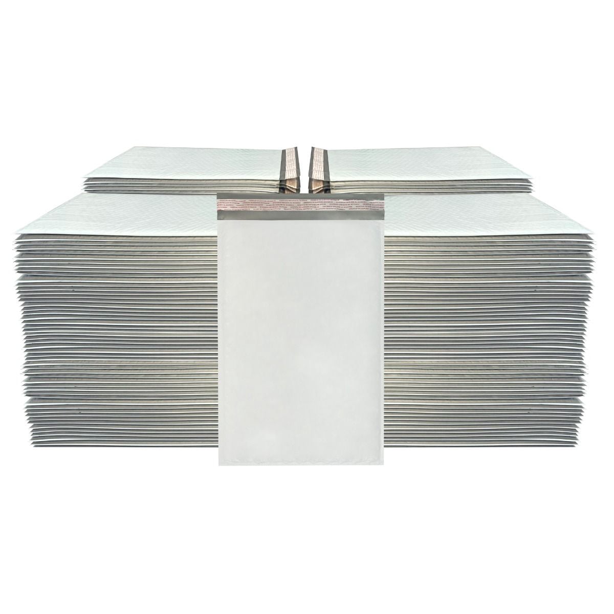 StarBoxes 200 Poly Bubble Mailer Bags 8.5x14.5" - #3 Pouches Envelopes White Self-Sealing