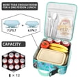 thumbnail image 4 of Small Insulated Lunch Bag with Handle, Lunch Bag for Women Men Keeps Food Hot/Cold Lunch Tote for Work Picnic Camping Starfish, 4 of 6