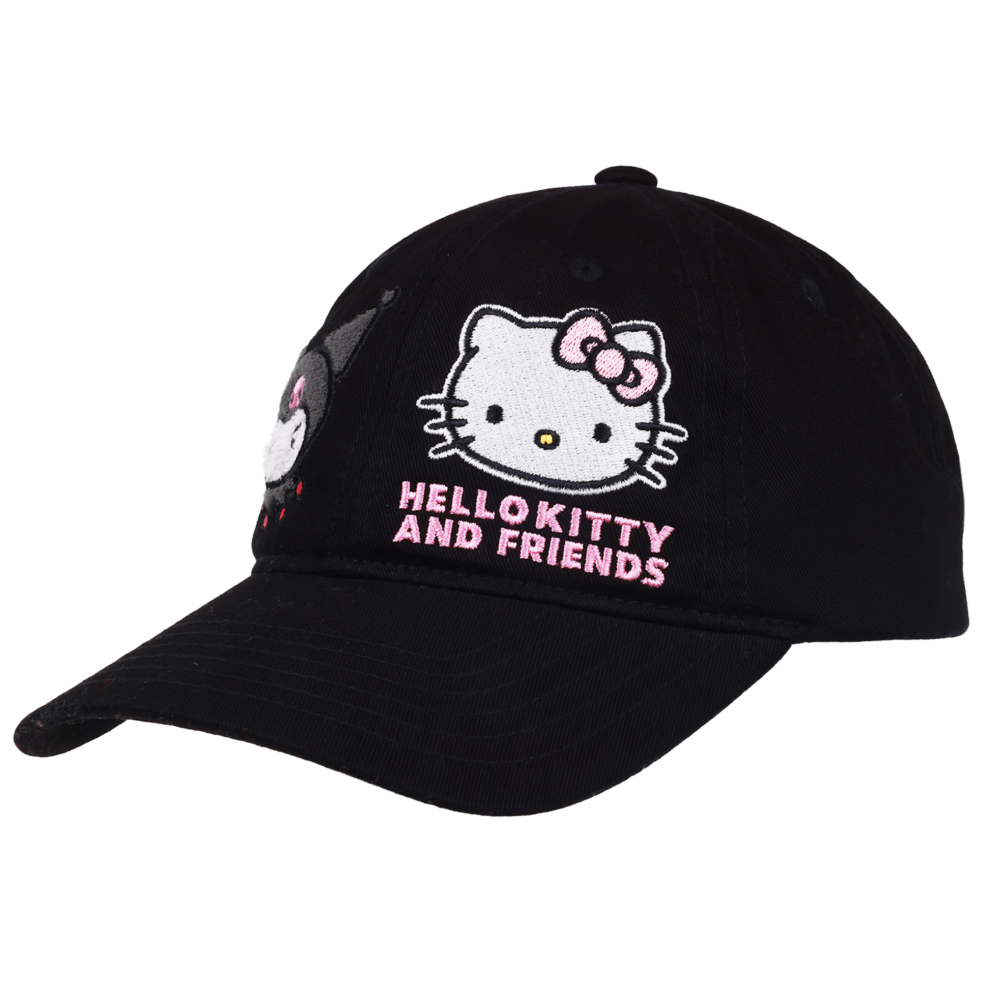 Hello Kitty and Kuromi Baseball Cap, Dad Hat with Curved  display picture 2