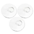 thumbnail image 3 of COSMOBETTY 3Pcs Stainless Steel Bathtub Stopper Round Silver Drain Blocker for Bathroom Sink 5.4X2.1In, 3 of 8