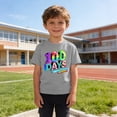 thumbnail image 5 of Short Sleeve Graphic T-Shirt for Kids with Cute Print, Soft Breathable Fabric for School and Play, 5 of 9