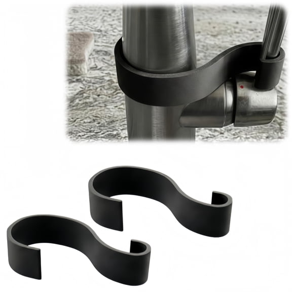 Universal Faucet Handle Lock for Double Sinks, Faucet Lock Child Proof, Cat & Dog Proof Water Guard for Accidental Flooding Prevention, 2-Pack