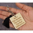 thumbnail image 5 of Inkdotpot Key Chain For Aunty Engraved Wooden Key Holder Housewarming Gift, 5 of 5
