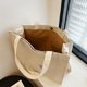 thumbnail image 4 of Bolso de mano para mujer, bolso de mano de pana con cremallera, bolso de hombro cruzado grande, bolso de mano para viaje, trabajo, 2 piezas, 4 of 5