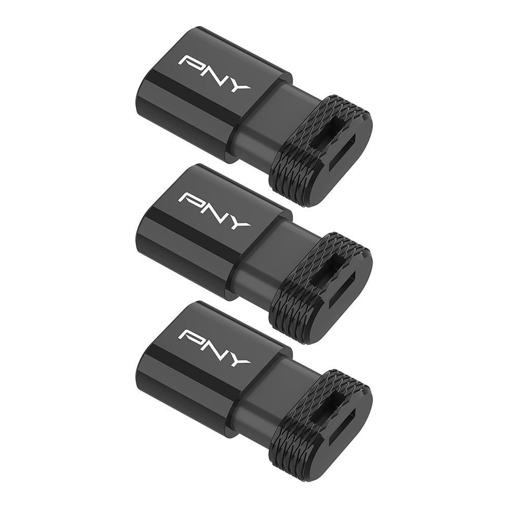 64GB PNY Elite-X Fit Type-C USB 3.2 Flash Drive – Up to 200MB/s Read, Advanced Performance, Convenient Portable Data Storage, Ultra Compact Fit Design, Type-C Connector, 3-Pack