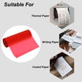 thumbnail image 4 of Unique Bargains 4.33'x295' (110mmx90m) Wax Thermal Transfer Ribbon, 1 Roll 1/2' Core Ink Out Barcode Ribbon with Core, Red, 4 of 6