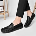 thumbnail image 7 of Men's Casual Loafers Moccasin Slip on Flats Boat Casual Dress Driving Shoes, 7 of 7