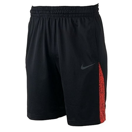 - Nike 831398-010: Men's 3-Point Performance Black/Max Orange Anthracite Shorts
