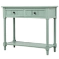 thumbnail image 6 of Entryway Table with Storage, SEGMART Console Table with Drawers, Solid Wood Entryway Table with Shelf, Modern Entry Table Console Table for Living Room Entryway Hallway Foyer, Gray, 6 of 9