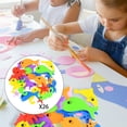 thumbnail image 4 of Pegatinas de espuma de colores surtidos para hacer álbumes de recortes y tarjetas de felicitación para niños pequeños 26 piezas de animales marinos., 4 of 6