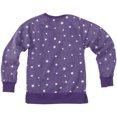 thumbnail image 3 of Girls Youth Wes & Willy  Purple Minnesota Vikings Shimmer Star Reverse Fleece Pullover Sweatshirt, 3 of 3