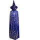 thumbnail image 5 of Disfraces de Halloween para niños, capa de bruja aterradora, sombrero, accesorios de disfraces de cosplay, traje con capa de pentagrama, ropa de actuación para niños 코스프레, 5 of 5