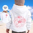 thumbnail image 4 of Grblisyd Cute Hoodie Kids Girls Aesthetic Preppy Floral Print Hoodies Kawaii Long Sleeve Graphic Pullover, 4 of 4