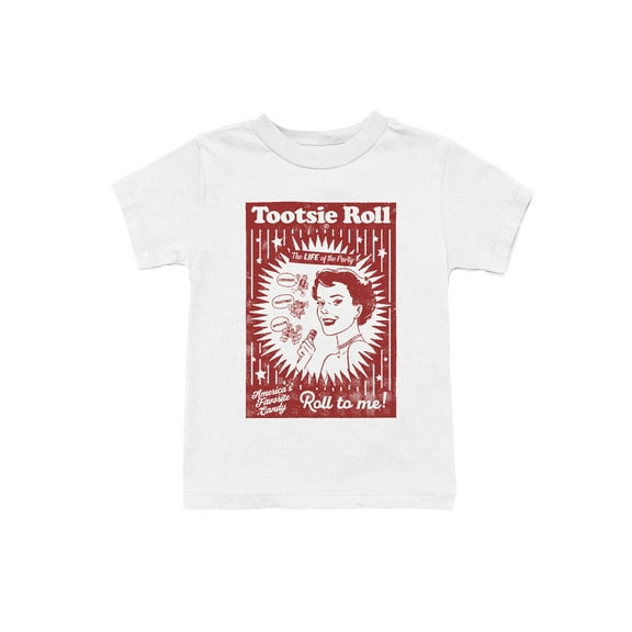 Officially Licensed Tootsie Roll Classic Advertisement Youth's T-shirt