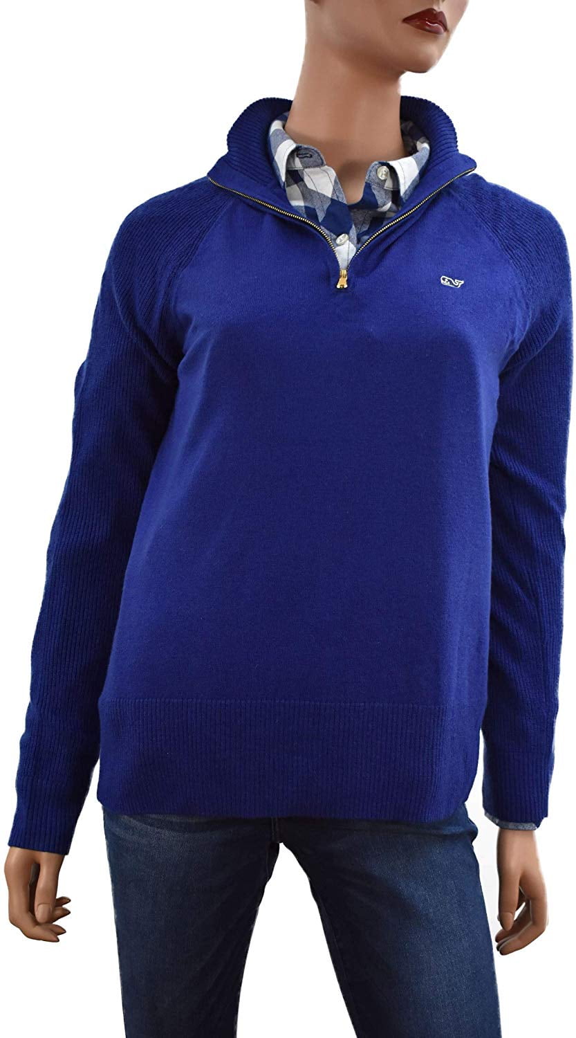 women's quarter zip jumper