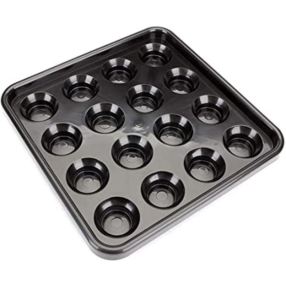 Charola Canastilla Porta Bolas de Billar Diversiones Bago Plastico Negro