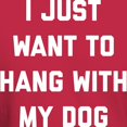 thumbnail image 3 of CafePress - I Just Want To Hang With My Dog Dark T Shirt - Men's Classic Graphic Cotton T-Shirt, 3 of 4