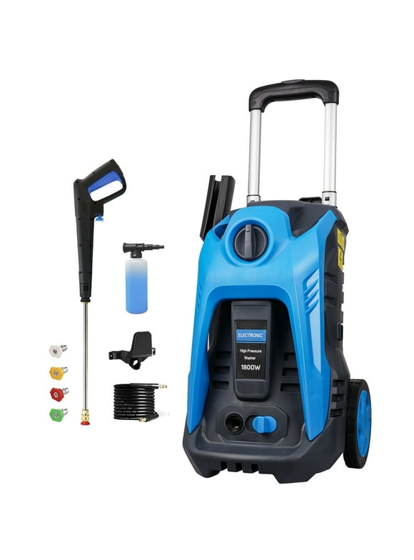 Electric Pressure Washer 3500 PSI 2.5 GPM Electric Power Washer with 4 Quick Connect Nozzle and Foam Cannon 16.3 lbs