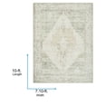 thumbnail image 5 of Livabliss x Becki Owens Luca Vintage Medallion Area Rug,7'10" x 10',Olive, 5 of 11
