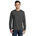 thumbnail image 5 of Port & Company Men's Big And Tall Long Sleeve Pocket T-Shirt, 5 of 7