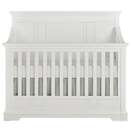 UPC: 0617629820591 | Evolur Parker 5-in-1 Convertible Crib  Winter White