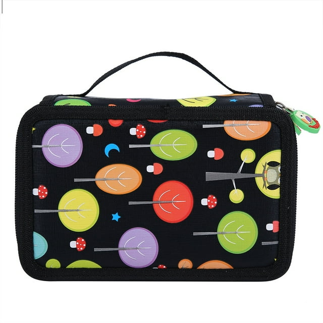 Estuche para bolígrafos, estuche colorido para lápices para estudiantes con 72 ranuras, estuche para dibujo, artesanía Superior Jadeshay A