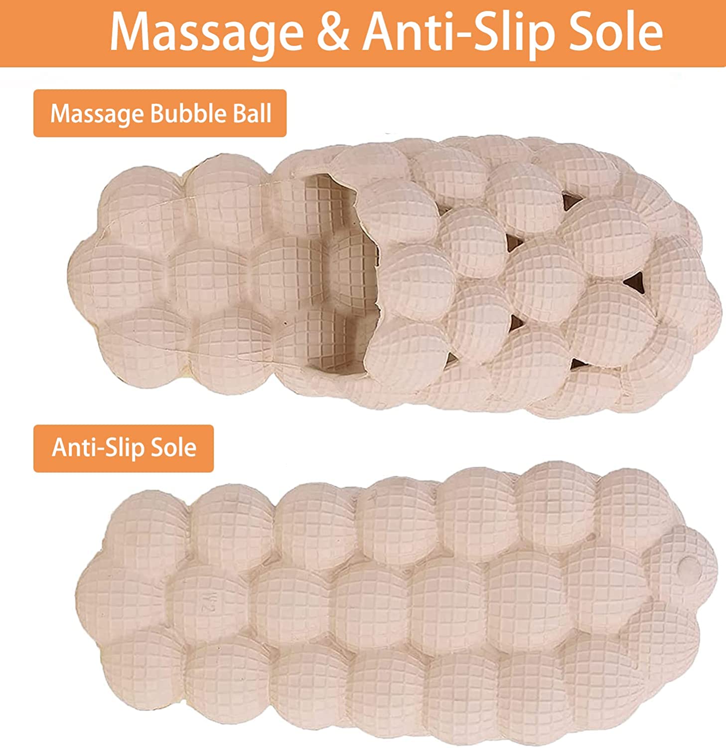 Bubble Slides Massage-Hausschuhe – Rutschfeste EVA-Sohle, Unisex, Für Spa & Wellness