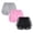 Black+Pink+Gray, variant on Usaibhir 3 Pack Toddler Girl Shorts Baby Girls Athletic Short Soft Summer Clothes Size 2-11T