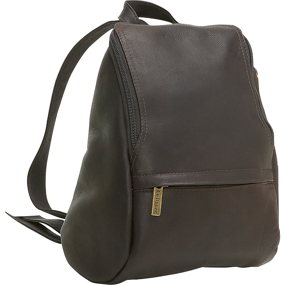 Le Donne Leather U-Zip Mini Backpack LD-030 - Walmart.com