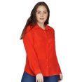 thumbnail image 2 of Red Button Down Shirt, 2 of 3