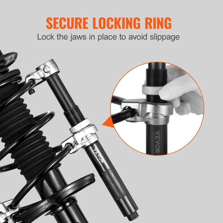 BENTISM Coil Spring Compressor Tool 2 pcs Heavy Duty Macpherson Strut Spring Compressor Set 2646 lbs Strut Spring Compressor with Safety Bracket and