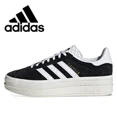 thumbnail image 3 of Zapatillas de skate de suela gruesa para mujer Adidas Originals Gazelle Bold, cómodas, antideslizantes, informales, a la moda para exteriores, 3 of 5
