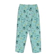 thumbnail image 5 of Goofa Hawaiian Style Printed Soft Pajama Pants for Women, Wide Leg Comfy Casual Lounge Yoga Pants-Large, 5 of 9