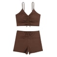 thumbnail image 2 of Blmnix Swimming Suits for Women Modest Swimsuits Tankini Swimsuits Two Piece Bathing Suit Sweetheart One Piece Bathing Suit,M, 2 of 5