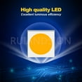 thumbnail image 5 of Ruiandsion BA9S BA9 53 57 1895 64111 LED Car Light Bulb for Map Reading Dome Instrument Light, Warm White 6V 10Pcs, 5 of 8