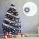 thumbnail image 5 of 1 UNID árbol de navidad tira de luz creativa chic luminosa cinta decoración luz de luz, 5 of 7