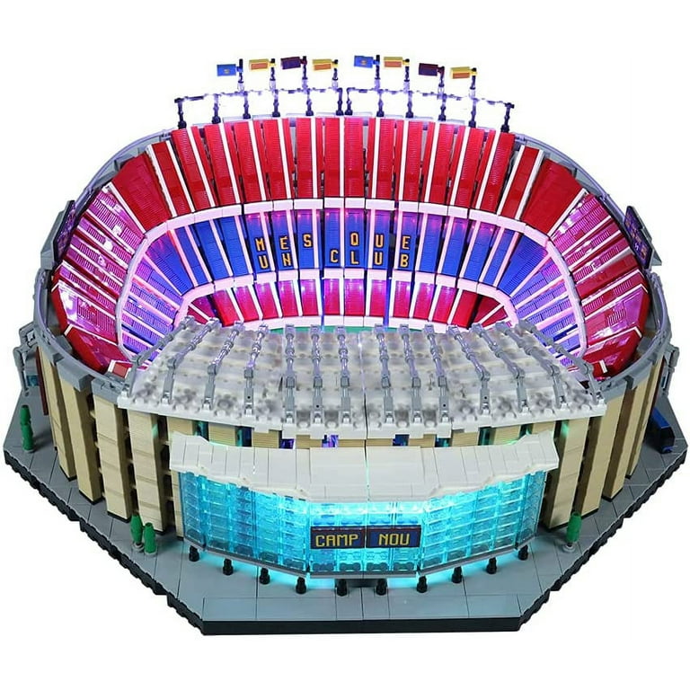 PILLYBALLA Lighting Kit for Camp NOU FC Barcelona Light Set Compatible with Legos 10284 Not Include Legos Set RC Sound Version