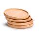 thumbnail image 1 of Posavasos para bebidas, juego de 4, posavasos de madera natural antideslizante, regalo perfecto para inauguración de la casa Sincero Hogar, 1 of 5