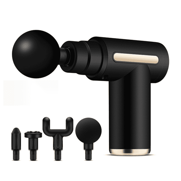 ARIAGLINT Mini Portable Deep Tissue Massage Gun with 4 Massage Heads Quiet Muscle Fascia Gun for Travel Workout Office,Gifts