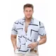 thumbnail image 2 of Camisa Manga Corta De Casual Moda Camisas Hombre, 2 of 6