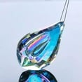 thumbnail image 6 of EOEMY 75mm Aurora Ab Longan Crystal Feng Shui Faceted Prism Hanging Suncatcher Pendant, 6 of 8