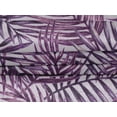 thumbnail image 5 of oneOone Tissu Velours Violet Feuilles Matériel de Robe Tissu Imprimé Tissu au Mètre 58 Pouces de Large, 5 of 5