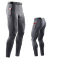 thumbnail image 1 of Pantalones deportivos para hombre, pantalones secos rápidos elásticos ajustados para correr, entrenamiento de baloncesto, pantalones inferiores para exteriores, pantalones de senderismo, 1 of 5