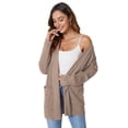 thumbnail image 3 of Anygrew Women's Long Sleeve Cardigan Open Sweater Cardigan Soft and Lightweight Casual Classic with Pockets S-XXL, 3 of 7