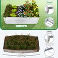 thumbnail image 6 of Funcid Galvanized Raised Garden Beds 6ft×3ft×2ft Large Metal Garden Beds Galvanized Steel Planter Box for Vegetables Flowers Herbs Outdoor, 6 of 11