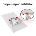 thumbnail image 4 of [Tubo Recto] Adecuado para Soporte Techo StarLink Gen3 Montaje en Techo Y Cadena Montaje en Pared Techo Material Impermeable A Los Rayos UV V3 Tercera Generación (tubo Recto, 4 of 9