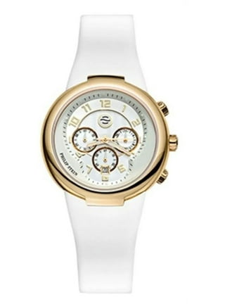 Philip Stein Women's 1-CMOP-CB Signature MOP Dial Leather Dual