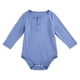 thumbnail image 1 of Gibobby Mamelucos para bebe niña Recién nacido bebé niños niñas manga larga sólido otoño primavera ropa recién nacida(Azul, 3-6 Meses), 1 of 4